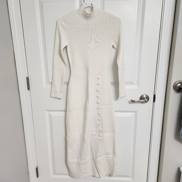 Sezane - Harper Dress in Ecru - Picture 2 of 6